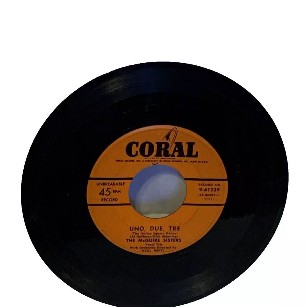 The McGuire Sisters Lonesome Polecat (7 45, Vinyl, 1954) Coral 9-61239 VG